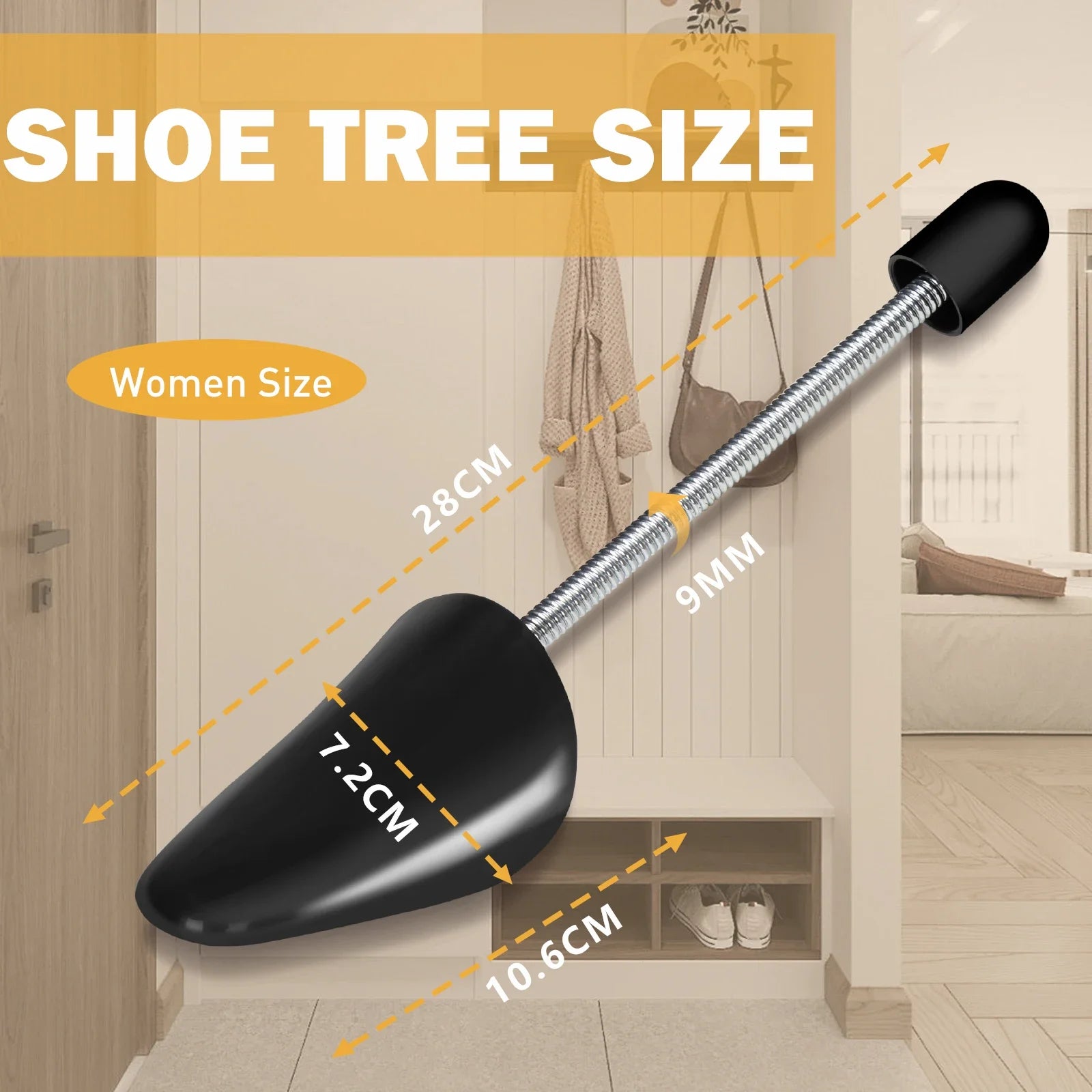 3/5 Pairs Shoe Stretcher Shoes Tree Shaper Rack Plastic Adjustable Length Men/Women Shoe Trees Stretcher Boot Holder Organizers